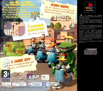 Sitting Ducks (EU) box cover back